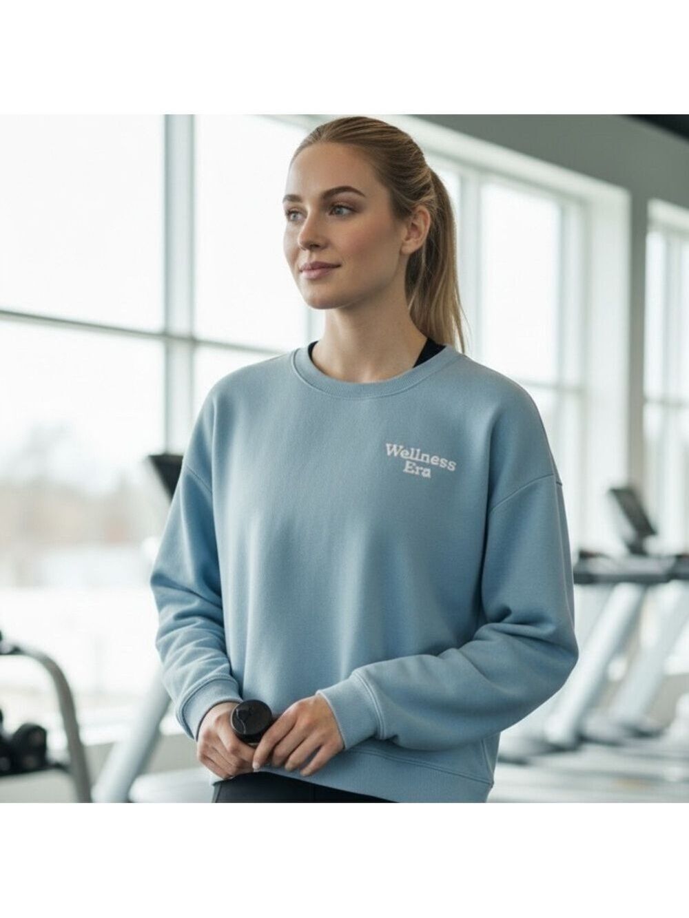 NWT All in Motion “Wellness Era” Blue Sweatshirt | Size M